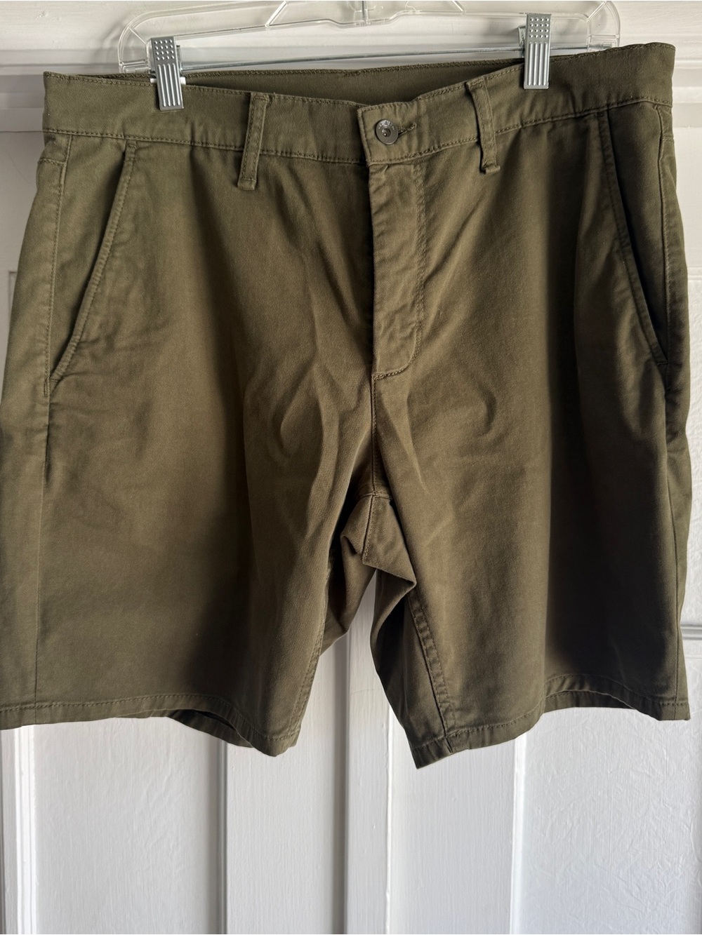 Rag & Bone Dark Army Chino Shorts Men’s 34 Olive Casual Cotton